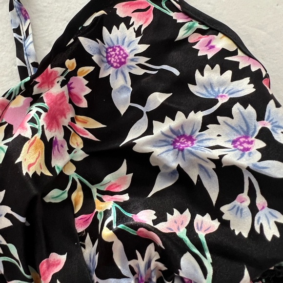 Vintage VICTORIA’S SECRET Gold Label 100% Silk Floral Bra and Panty Set Size M - Picture 2 of 7